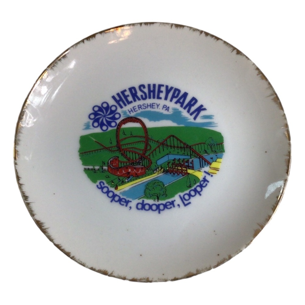 Hershey Park Souvenir Plate 6 1/2"